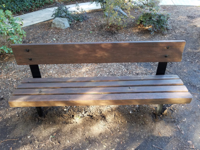 park bench resteration