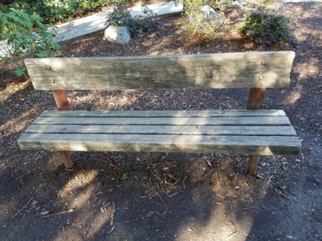 park bench resteration