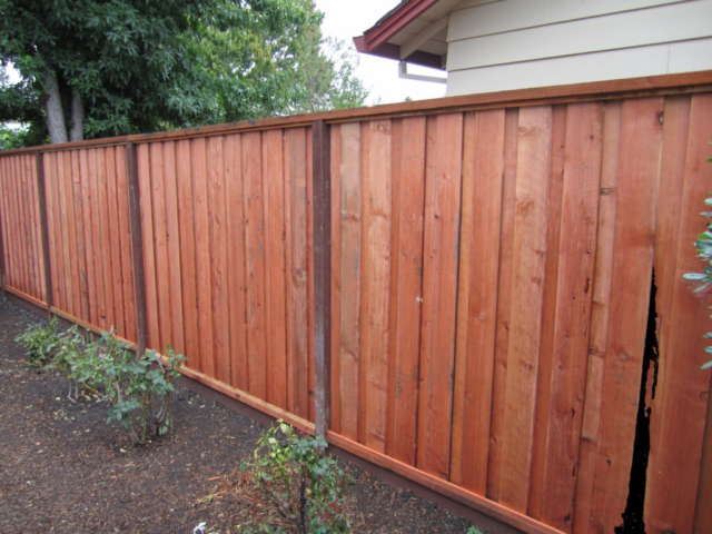 redwood fence